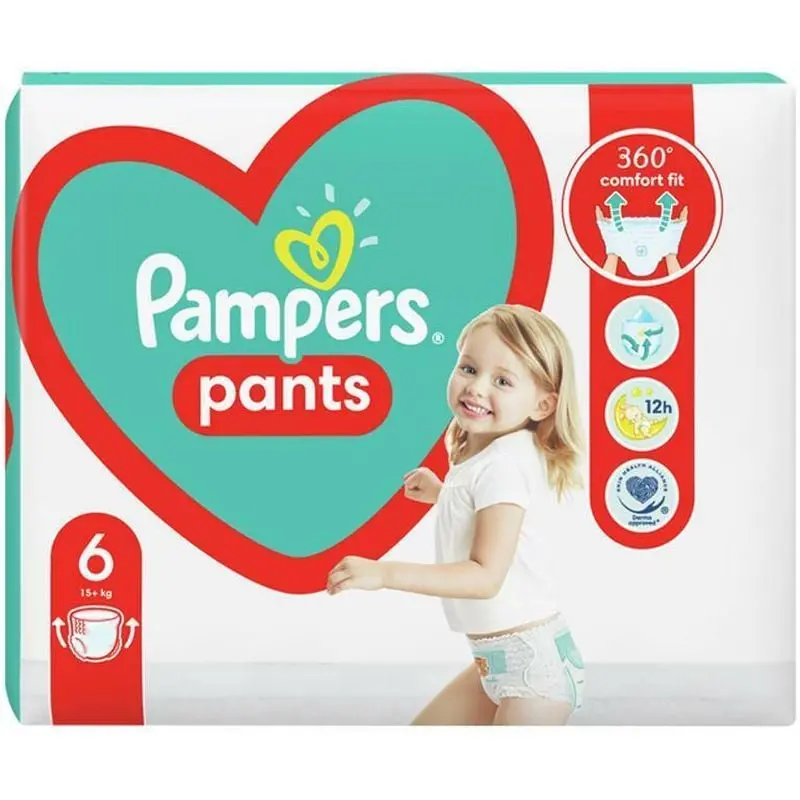Підгузки-трусики Pampers Pants Розмір 6 (15+ кг) 15 шт